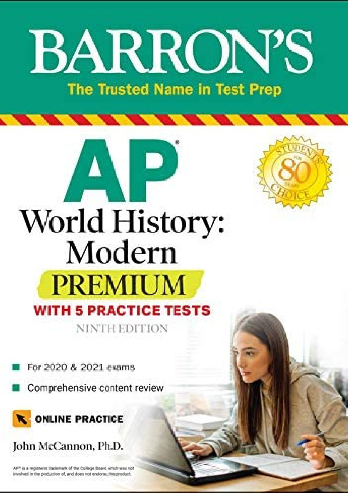Preview image for Ebook [PDF] AP World History: Modern Premium: With 5 Practice Tests (Barron's AP) 9th Edition by John McCannon